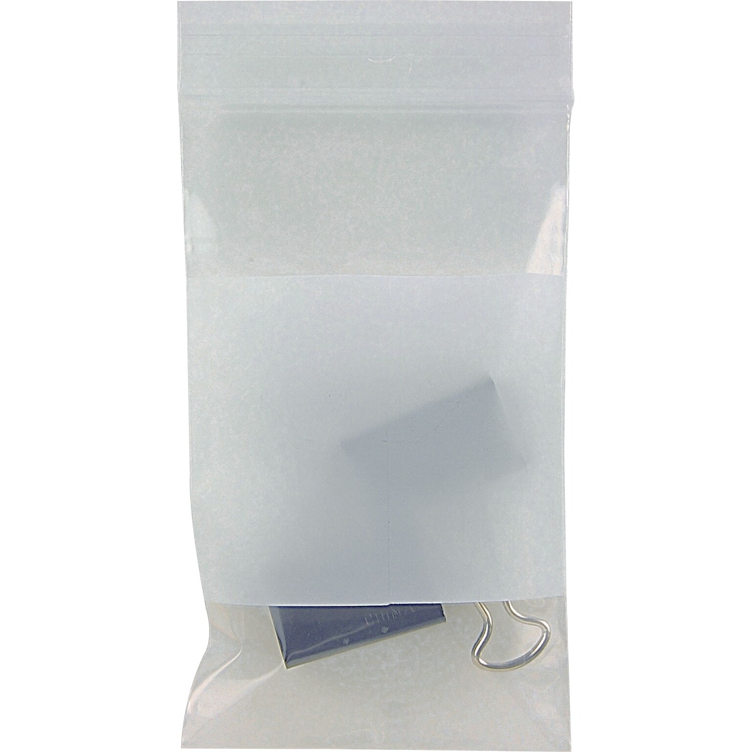 3W x 5L Reclosable Poly Bag, 2.0 Mil, 1000/Carton (3945A)