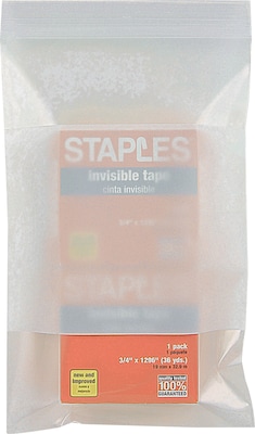 5 x 8 Reclosable Poly Bags, 2 Mil, Clear, 1000/Carton (3960A)