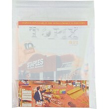 10 x 13 Reclosable Poly Bags, 2 Mil, Clear, 1000/Carton (3977A)