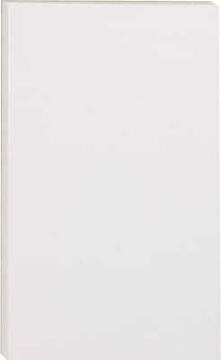 Staples Notepads, 5 x 8, Unruled, White, 100 Sheets/Pad, Dozen Pads/Pack (ST57329)