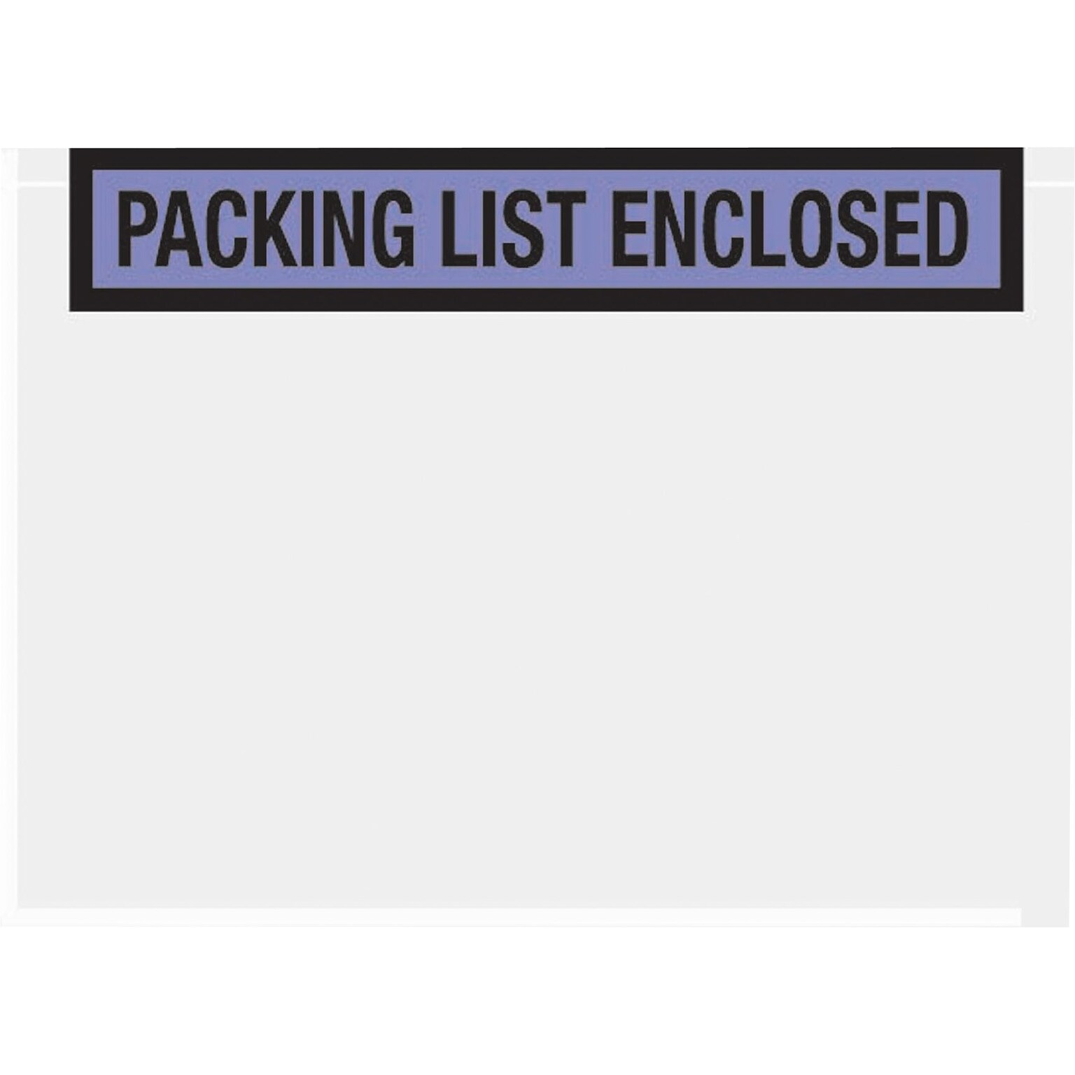 SI Products Packing List Envelopes, 7 x 5.5, Blue Panel Face, Packing List Enclosed, 1000/Case (PL458)