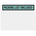 SI Products Packing List Envelopes, 7 x 5.5, Green Panel Face, Packing List Enclosed, 1000/Case