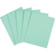 Quill Brand® Cover Stock Paper, 8 1/2 x 11, Green