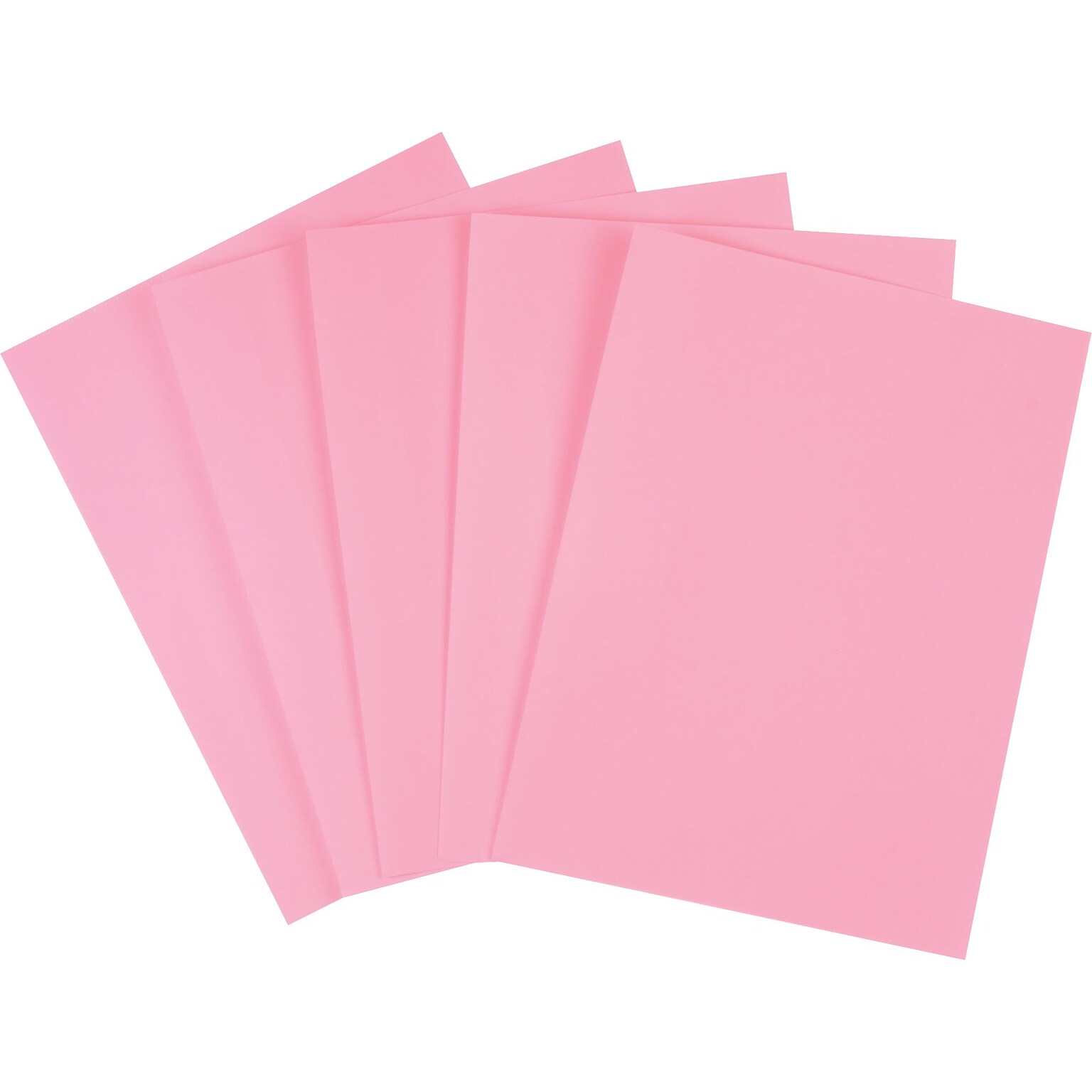 Staples Brights Multipurpose Colored Paper, 20 lbs., 8.5 x 11, Pink, 500/Ream (25207)
