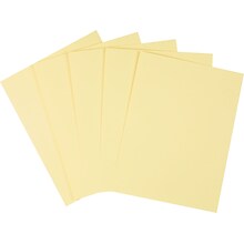 Staples® 67 lb. Cardstock Paper, 8.5 x 11, Canary, 250 Sheets/Pack (82993)