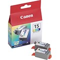 Canon 15 Color Standard Yield Ink Cartridge, 2/Pack (8191A003)