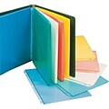 C-Line Colored Heavyweight Sheet Protectors, Assorted, 8-1/2 x 11, 50/Box (62010)