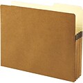 Smead File Pockets, 2/5-Cut Tab Right Position, Guide Height, 1-3/4 Expansion, Letter Size, Redrope, 25 per Box (73085)