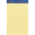Ampad Gold Fibre, 5 x 8, Canary, Perforated Notepad, Medium Ruled, 4/Pack