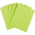 Staples® Brights Multipurpose Paper, 24 lbs., 8.5 x 11, Lime, 500/Ream (20105)