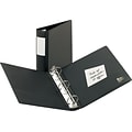 Avery® Heavy-Duty Gap Free™ 3 Round Ring Binder with Label Holder; Non-View, Black, 3-Ring