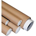 Kraft Mailing Tubes, 3 x 42, 24/Case