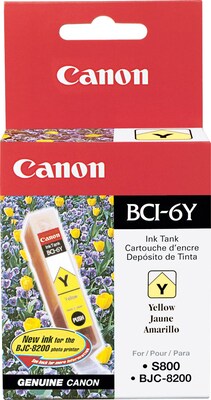 Canon 6 Yellow Standard Yield Ink Cartridge (4708A003)