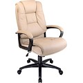 Office Star™ High-Back Leather Executive Chair, Tan