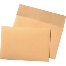 Quality Park Ungummed Booklet Envelope, 9 1/2 x 11 7/8, Beige, 100/Box (89604)