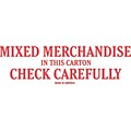Tape Logic Mixed Merchandise Check Carefully Staples® Shipping Label, 2 x 6, 500/Roll
