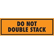 Do Not Double Stack Shipping Label, 2 x 6, 500/Roll
