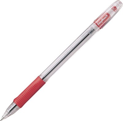 Pilot EasyTouch Ballpoint Pens, Fine Point, Red Ink, Dozen (32003)