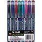 Pilot V Razor Point Liquid Ink Marker Pens, Extra Fine Point, Assorted, 8/Pack (11008)