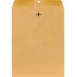 Staples Clasp Closure Kraft Envelopes, 10 x 13, Brown, 12/Pack