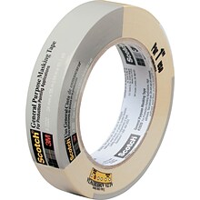 Scotch Commercial-Grade Masking Tape for Production Painting, 0.94 x 60 yds. (2020-24A-BK)