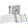 Samsill® DXL™ View Binder with Slant-D Rings; 3, White