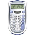 Texas Instruments 8-Digit Battery/Solar Powered Basic Calculator, Gray and Silver (TI-1706+ SOLAR)