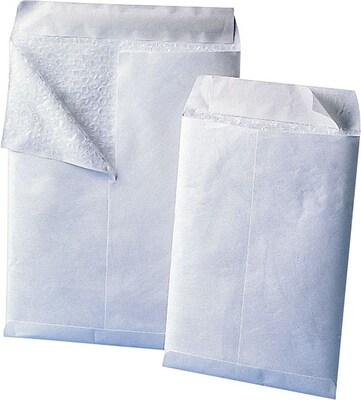 Quality Park Tyvek® Self-Seal Air Bubble Mailers, Side Seam, #3, White, 9W x 12L, 25/Bx