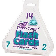 Trend® Three Corner® Math Flash Cards, Multipication & Division  (T1671)