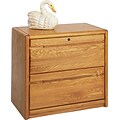 Martin Furniture Oak Contemporary Office Grouping, 2-Drawer Lateral File