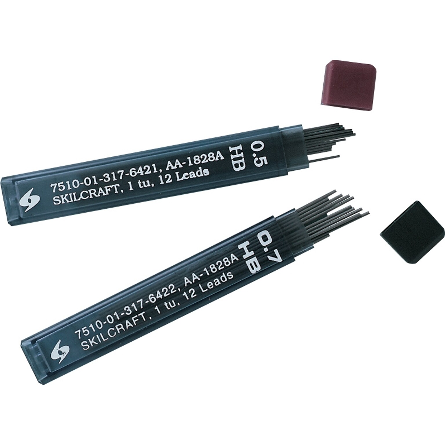 AbilityOne  Lead Refill, 0.7mm, 12/Leads (7510013176422)