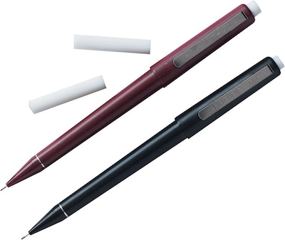 AbilityOne Dual-Action Mechanical Pencils, 0.5 mm, Burgundy Barrel, 12/Pk
