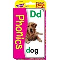 Phonics Pocket Flash Cards for Elementary, 56/Pack (T-23008)