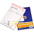 3-Part Receiving Records, 50 Sets/Book, 8-7/16x5-9/16
