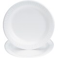 Dart Concorde Foam Plates, 9 Dia, White, 500/Carton (9PWCR)