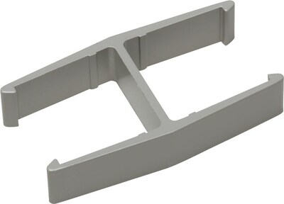 HON Verse QuickConnect Panel-to-Panel Connector, 180 Degrees, Light Gray Finish (BSXQC180GY)
