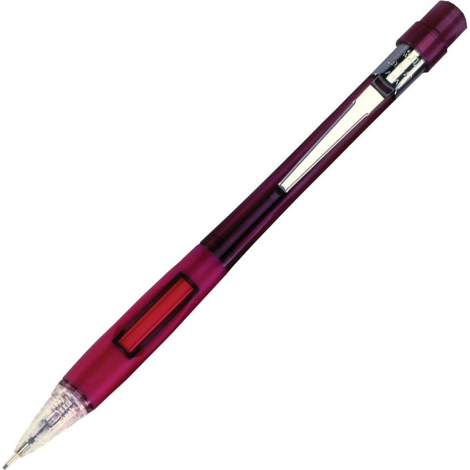 Pentel Quicker-Clicker™ Automatic Pencil .9mm, Burgundy Barrels, 2/Pack
