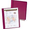 Oxford® 3-Prong Extra-Wide Report Covers, Dark Red, 25/Box (5354050X)
