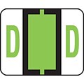 Smead BCCR Labels File Folder Label, D, Light Green, 500 Labels/Pack (67074)
