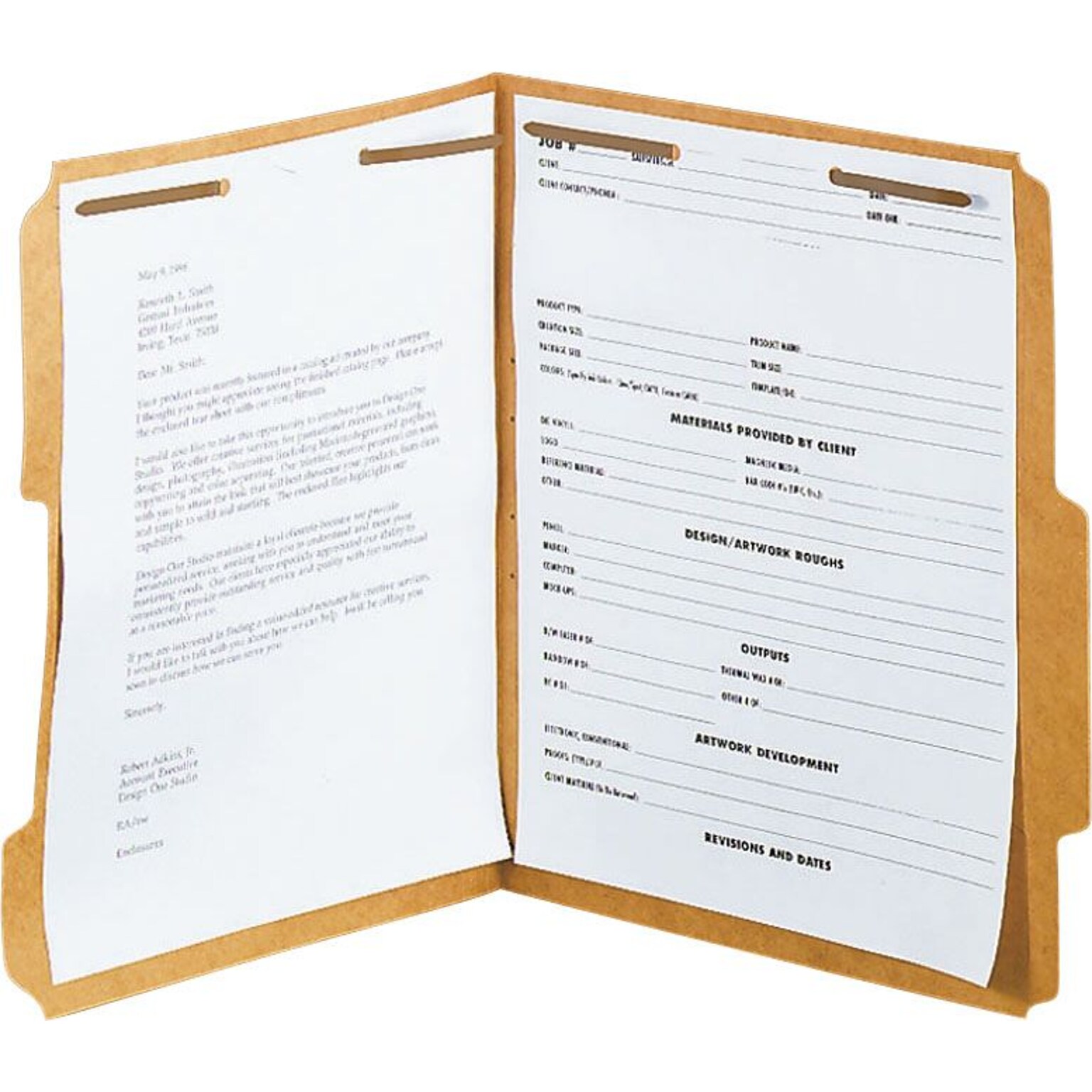 Pendaflex® Fastener Folders, Legal, Positions 1 & 3, Manila, 50/Box (FM313)