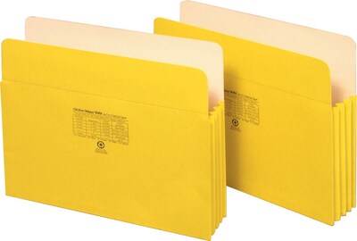Pendaflex Expanding Colored File Pockets, Letter, 8 1/2H x 11W, 3 1/2 Expansion, 1/Ea