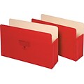 Wilson Jones® ColorLife® Expanding File Pockets, Red, Legal, 10/Pack (76R)