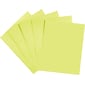Staples® Brights Multipurpose Paper, 24 lbs., 8.5" x 11", Light Yellow, 500/Ream (20107)