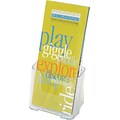 Quill Brand® Literature Holder, 4.25, Clear Plastic (25329)