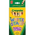 Crayola Kids Write Start Colored Pencils, Multicolor, 8/Box (68-4108)