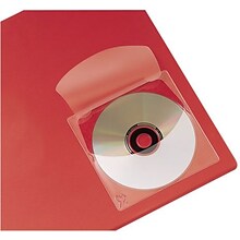 Cardinal HOLDit® Self-Adhesive CD Pockets, 5 x 5, 10/Pk