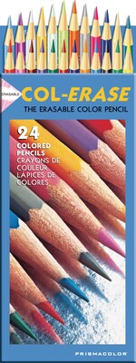 Prismacolor Premier Col-Erase Colored Pencils, Assorted Colors, 24/Box (20517)