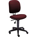 HON® ComforTask Task/Computer Chair, Fabric, Burgundy, Seat: 20W x 17D, Back: 16 1/4W x 17 3/4- 20 1/4H