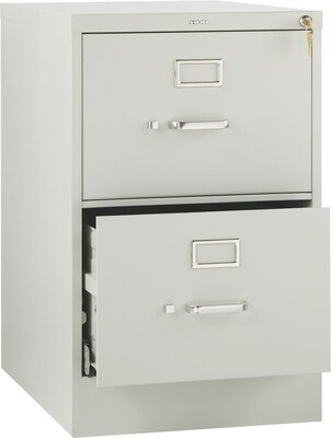 HON® 510 Series Legal Width Vertical File Cabinets, 2-Drawer, Putty, 25D
