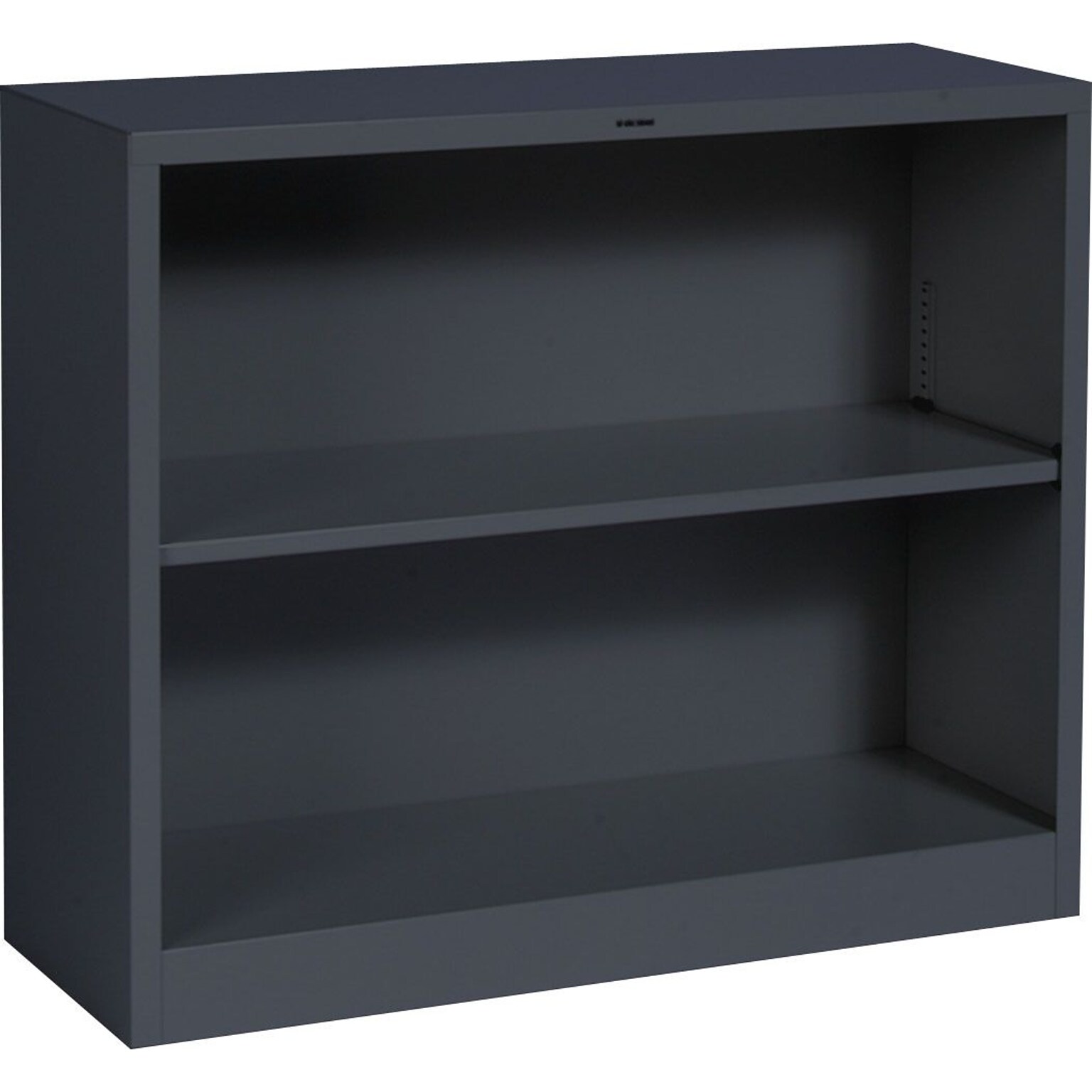HON Brigade 29 2-Shelf Bookcase with Adjustable Shelves, Charcoal, Steel (S30ABCS)